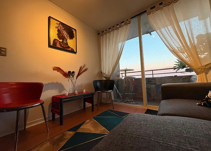 Amazing View Of Santiago Con Calefaccion Y Estacionamiento Interior