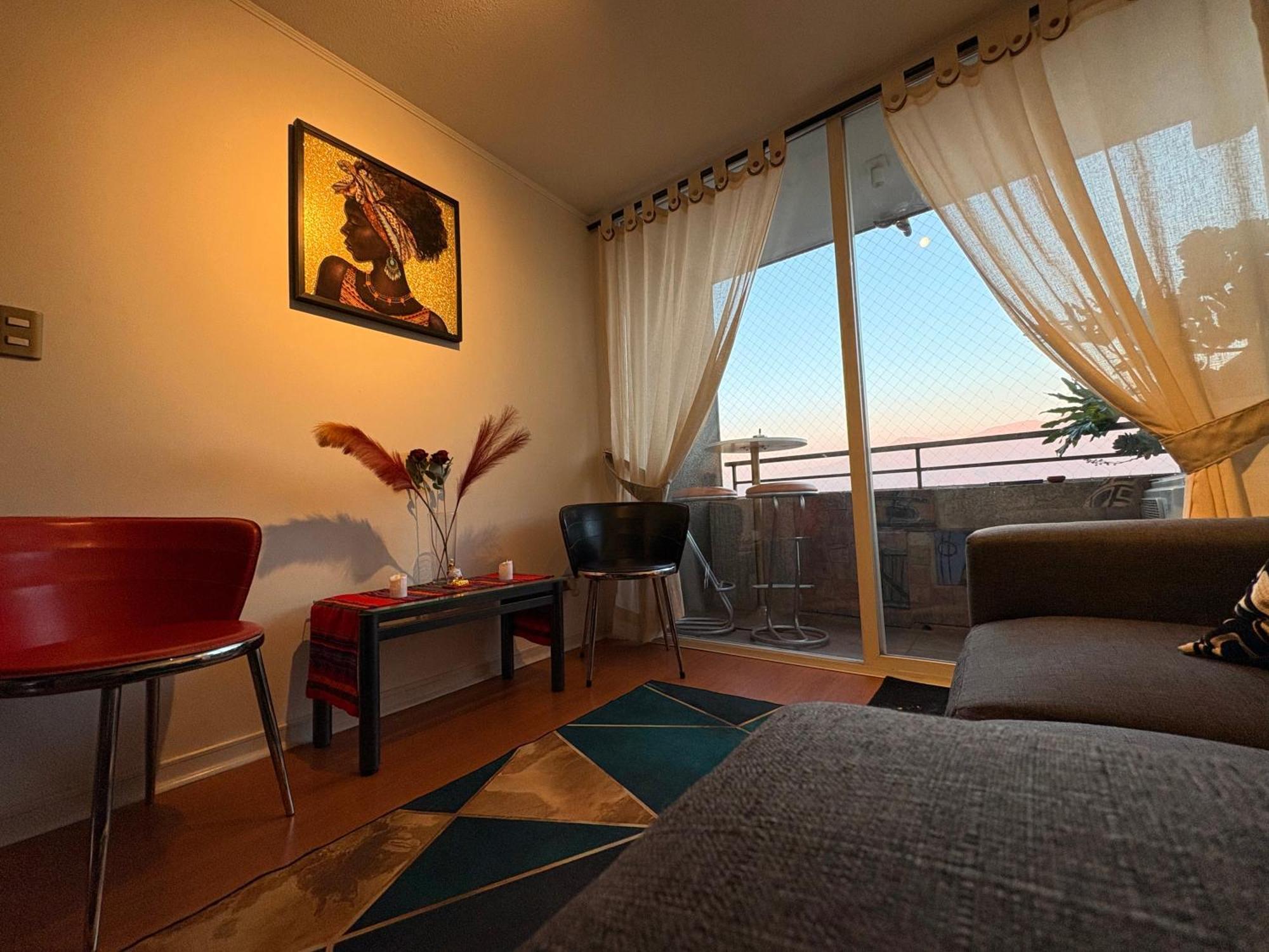 Apartamento Amazing View Of Con Calefaccion Y Estacionamiento Interior Santiago